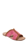 Marc Fisher Ltd Nashie Slide Sandal In Pink,dark Natural