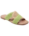 Marc Fisher Ltd Navie Slide Sandal In Green