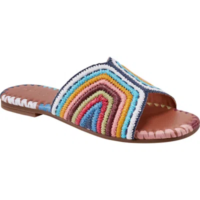 Marc Fisher Ltd Nottie Slide Sandal In Blue