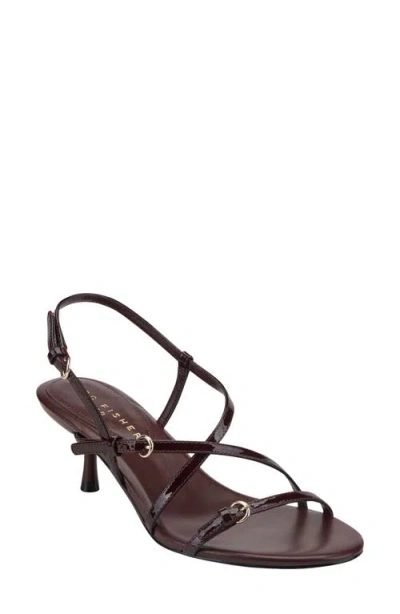 Marc Fisher Ltd Nylah Slingback Sandal In Burgundy