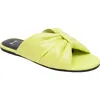 Marc Fisher Ltd Olita Slide Sandal In Yellow