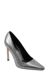 Marc Fisher Ltd Olivy Stiletto Pump In Pewter Snake Leather