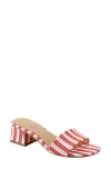Marc Fisher Ltd Olysa Slide Sandal In Medium Red