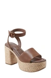 Marc Fisher Ltd Palyca Platform Sandal In Medium Natural 101