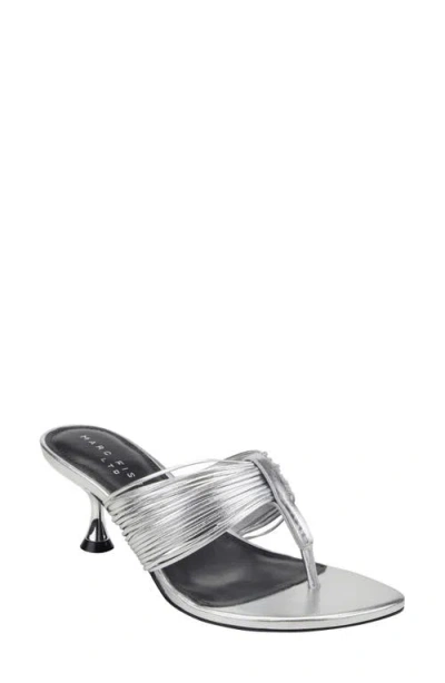 Marc Fisher Ltd Pamilla Sandal In Silver