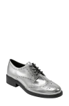 Marc Fisher Ltd Perrie Wingtip Derby In Silver