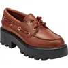 Marc Fisher Ltd Peyten Lug Sole Loafer In Brown