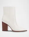 Marc Fisher Ltd Melysa Block Heel Bootie In Ivory