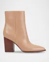 Marc Fisher Ltd Melysa Block Heel Bootie In Light Natural