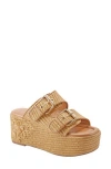 Marc Fisher Ltd Poppy Platform Sandal In Sand