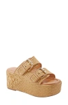 Marc Fisher Ltd Poppy Platform Sandal In Beige