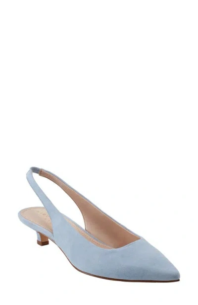 Marc Fisher Ltd Posey Kitten Heel Slingback Pump In Lbl01
