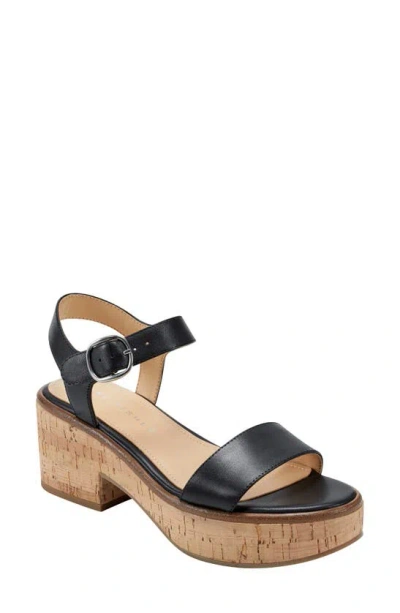 Marc Fisher Ltd Quessa Platform Sandal In Black 001