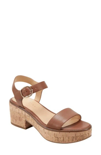 Marc Fisher Ltd Quessa Platform Sandal In Medium Natural 101