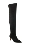 Marc Fisher Ltd Qulie Pointed Toe Over The Knee Boot In Black