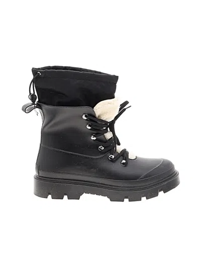 Pre-owned Marc Fisher Ltd Rain Boots In Black