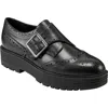 Marc Fisher Ltd Remona Wingtip Monk Strap Platform Loafer In Black
