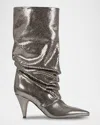 Marc Fisher Ltd Paityn Slouch Pointed Toe Boot In Pewter