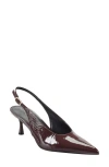 Marc Fisher Ltd Reynna Pointed Toe Slingback Pump In Red