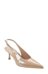 Marc Fisher Ltd Reynna Pointed Toe Slingback Pump In Brown