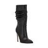 Marc Fisher Ltd Romy Womens Suede Pull On Mid-calf Boots In Grey