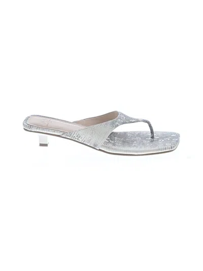 Pre-owned Marc Fisher Ltd Sandals In Gray