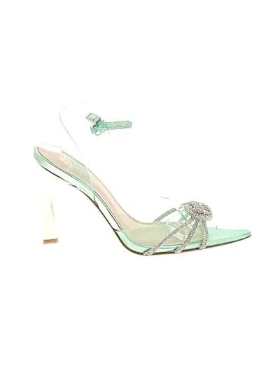 Pre-owned Marc Fisher Ltd Sandals In Green