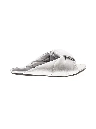 Pre-owned Marc Fisher Ltd Sandals In Silver