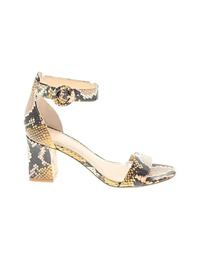 Pre-owned Marc Fisher Ltd Sandals In Tan