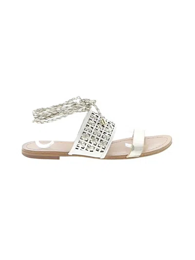 Pre-owned Marc Fisher Ltd Sandals In White