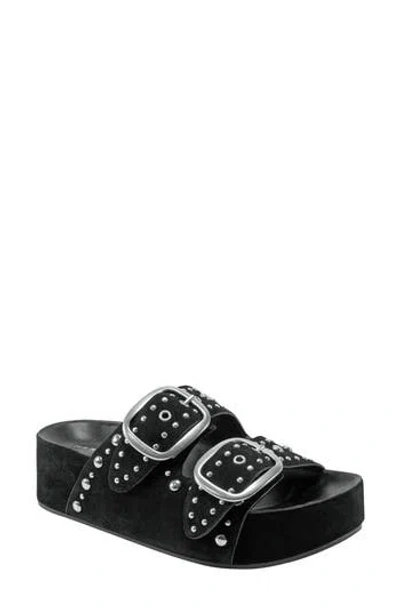 Marc Fisher Ltd Sayge Sandal In Black