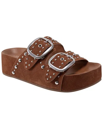 Marc Fisher Ltd Sayge Suede Sandal In Multi