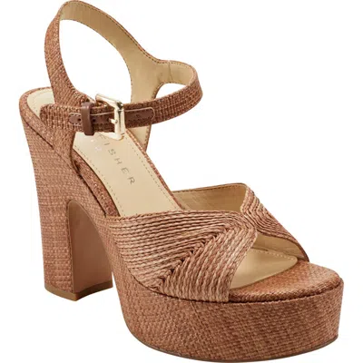 MARC FISHER LTD MARC FISHER LTD STARLA BLOCK HEEL PLATFORM SANDAL
