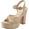 Marc Fisher Ltd Women's Starla Block Heel Dress Sandals In Medium Natural 101