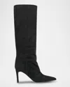 Marc Fisher Ltd Narysa Pointed Toe Knee High Boot In Black
