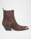 Marc Fisher Ltd Pryce Pointy Toe Bootie In Dark Brown