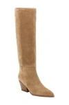 Marc Fisher Ltd Tarrie Tall Block Heel Boot In Neutral