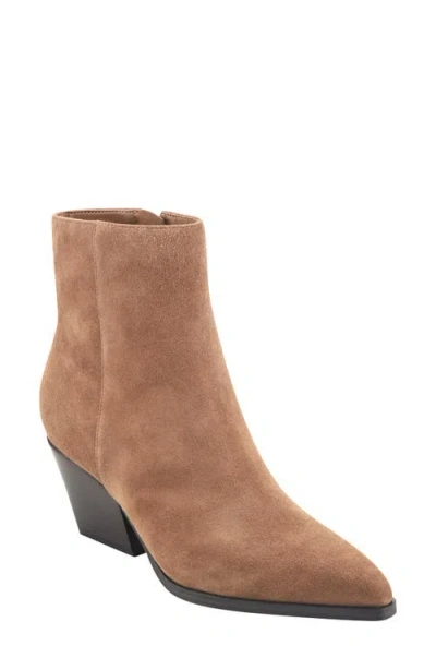 Marc Fisher Ltd Tarrin Pointed Toe Bootie In Brown