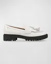 Marc Fisher Ltd Women's Ozzie Slip-on Lug-sole Casual Loafers In Ivory