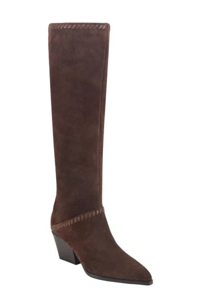Marc Fisher Ltd Tayla Knee High Western Block Heel Boot In Multi