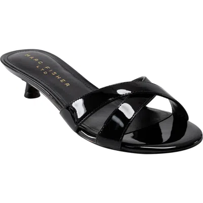MARC FISHER LTD MARC FISHER LTD TRACEY KITTEN HEEL SLIDE SANDAL