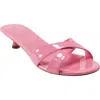 Marc Fisher Ltd Tracey Kitten Heel Slide Sandal In Pink