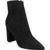 Marc Fisher Ltd Ulani Pointy Toe Bootie In Black Suede