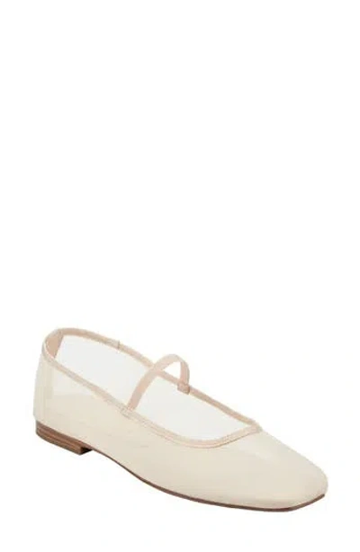 Marc Fisher Ltd Ureka Mesh Ballet Flat In Neutral
