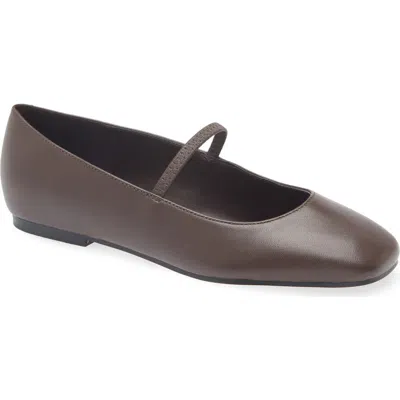 Marc Fisher Ltd Urella Mary Jane Flat In Brown