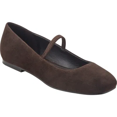Marc Fisher Ltd Urella Mary Jane Flat In Brown