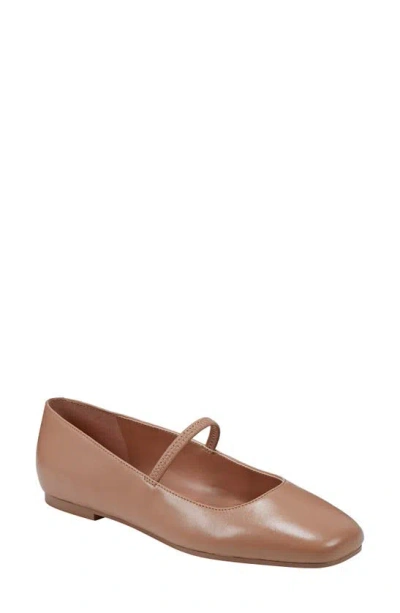 Marc Fisher Ltd Urella Mary Jane Flat In Medium Natural