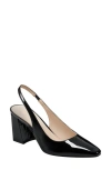 Marc Fisher Ltd Valinda Block Heel Slingback Pump In Black
