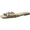 Marc Fisher Ltd Varro 2 Womens Embossed Leather Slide Sandals In Multi