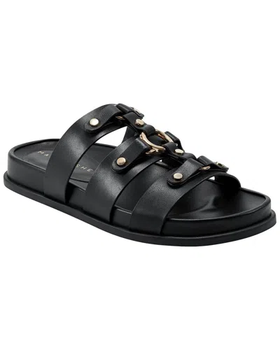 Marc Fisher Ltd Verity Leather Sandal In Black